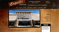Desktop Screenshot of capellisalon280.com